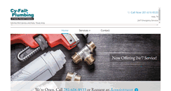 Desktop Screenshot of cy-fairplumbing.com